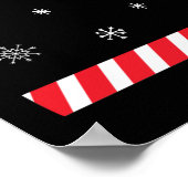 Meisjes Gymnastiek Kerstmis Elf Poster (Hoek)