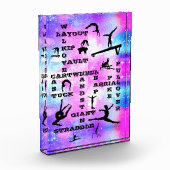 Meisjes Gymnastiek Kruiswoordfoto Blok (Links)