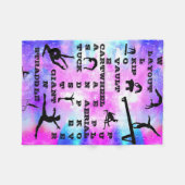 Meisjes Gymnastiek Kruiswoordvaardigheden Fleece D (Voorkant (Horizontaal))