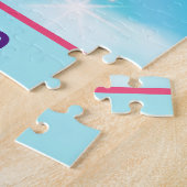 Meisjes Gymnastiek Leap Regenboog Wolken Legpuzzel (Zijkant)