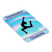 Meisjes Gymnastiek Leap Regenboog Wolken Magneet (Rechterzijde)
