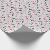 Meisjes Gymnastiek - Meisje Make-up Cadeaupapier (Hoek)