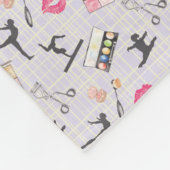 Meisjes Gymnastiek - Meisje Make-up Fleece Deken (Hoek)