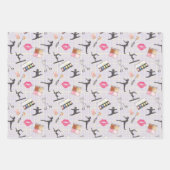 Meisjes Gymnastiek - Meisje Make-up Inpakpapier Vel (Voorkant 3)