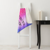 Meisjes Gymnastiek, Paarden, Glitter Sherpa Blanke Deken (In situ)