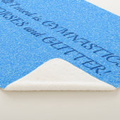 Meisjes Gymnastiek, Paarden, Glitter Sherpa Blanke Deken (3/4)