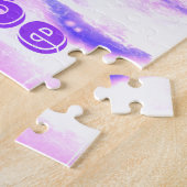 Meisjes Gymnastiek Paars Legpuzzel (Zijkant)