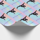 meisjes gymnastiek pastel inpakpapier (Hoek)
