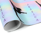 meisjes gymnastiek pastel inpakpapier (Rol Hoek)