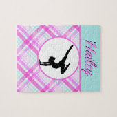 Meisjes Gymnastiek Pastel Pinks en Teals Legpuzzel (Horizontaal)