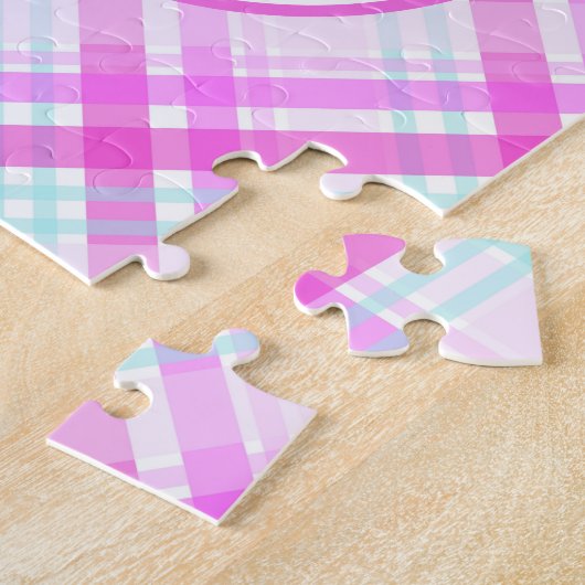 Meisjes Gymnastiek Pastel Pinks en Teals Legpuzzel (Zijkant)
