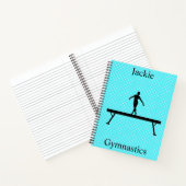 Meisjes Gymnastiek Polka Dot Spiral Notitieboek (Binnen)