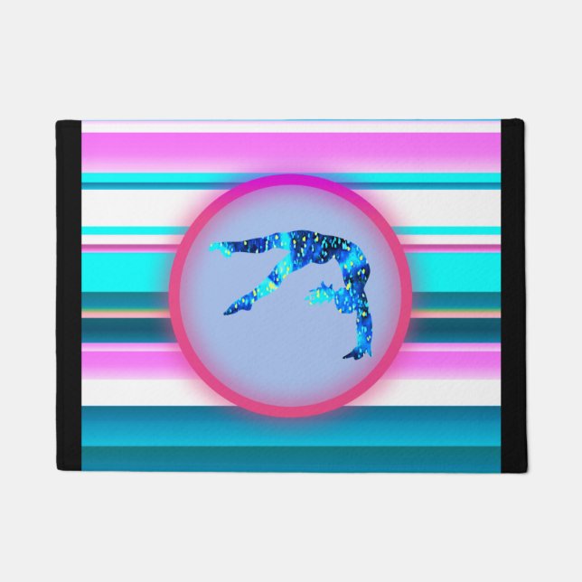 Meisjes Gymnastiek, Power Tumbling, Handspring Deurmat (Voorkant)