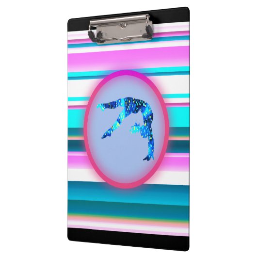 Meisjes Gymnastiek, Power Tumbling, Handspring Klembord (Links)