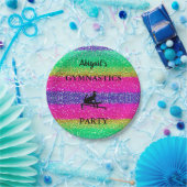 Meisjes Gymnastiek Rainbow Sparkle Verjaardag Bord (Feest)