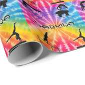 Meisjes Gymnastiek Rainbow Stropdas-Dye Cadeaupapier (Rol Hoek)