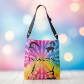 Meisjes Gymnastiek Rainbow Stropdas-Dye Crossbody Tas