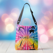 Meisjes Gymnastiek Rainbow Stropdas-Dye Crossbody Tas