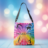 Meisjes Gymnastiek Rainbow Stropdas-Dye Crossbody Tas