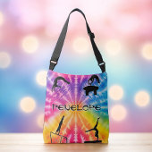 Meisjes Gymnastiek Rainbow Stropdas-Dye Crossbody Tas