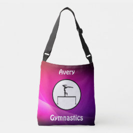 Meisjes Gymnastiek Roze en Paars Balans Crossbody Tas