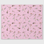 Meisjes Gymnastiek Roze Paarse Regenboog Patroon W Cadeaupapier (Vlak)