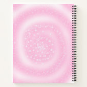 Meisjes Gymnastiek Roze Sparkle Swirl Notitieboek (Achterkant)