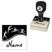 Meisjes Gymnastiek Rubber Stamp Rubberstempel (Gestempeld)