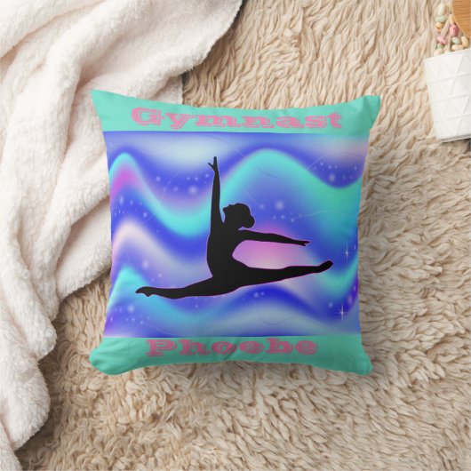 Meisjes Gymnastiek Sierkussen met naam (Deken)