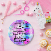 Meisjes Gymnastiek Skills Kruiswoorden (8) Papiere Papieren Bordje (Feest)