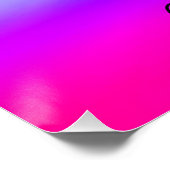 Meisjes Gymnastiek Sparkle Gymnast in Leotard Perfect Poster (Hoek)