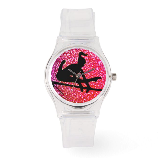 Meisjes Gymnastiek Sparkle Uneven Bars eWatch Horloge (Voorkant)