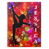 Meisjes Gymnastiek Spiral Foto Notitieboek (Voorkant)