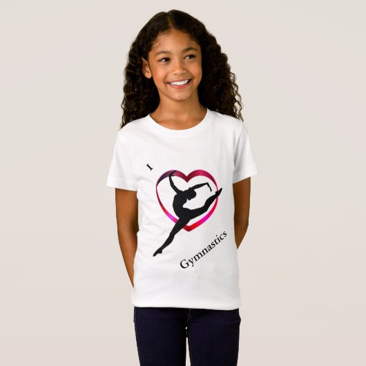 Meisjes Gymnastiek T-shirt (Voorkant volledig)