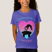 Meisjes Gymnastiek T-Shirt voor Gymnast - Vault (Voorkant)