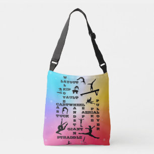 Meisjes Gymnastiek Vaardigheden Gepersonaliseerd Crossbody Tas