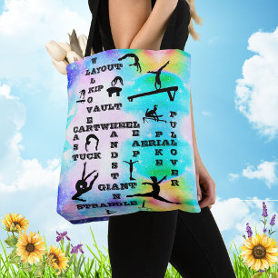 Meisjes Gymnastiek Vaardigheden Gepersonaliseerd Tote Bag