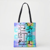 Meisjes Gymnastiek Vaardigheden Gepersonaliseerd Tote Bag (Voorkant)