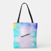 Meisjes Gymnastiek Vaardigheden Gepersonaliseerd Tote Bag (Achterkant)