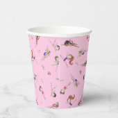 Meisjes Gymnastiek Verjaardagsfeestje Papieren Kop Papieren Bekers (Rechts)