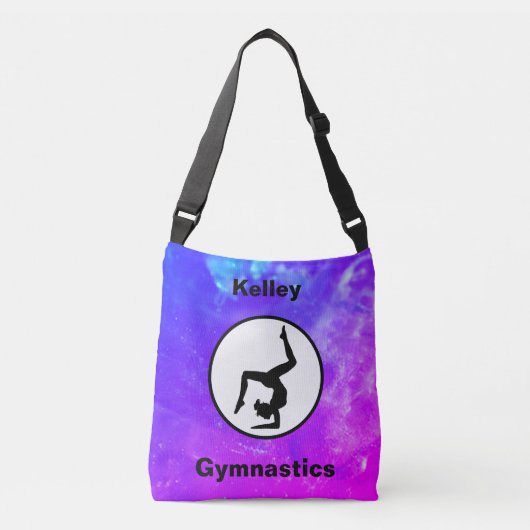 Meisjes Gymnastiek Waterverf Canvas tas (Voorkant)