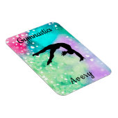 Meisjes Gymnastiek Waterverf met drijvende harten Magneet (Rechterzijde)