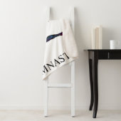 Meisjes Gymnastiek Word Art Sherpa Deken (In situ)