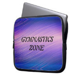 Meisjes Gymnastiek Zone Gymnast Rainbow Sparkle Laptop Sleeve (Voorkant Links)