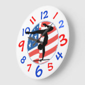 Meisjes gymnastiekklok grote klok (Hoek)