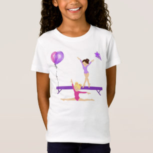 Meisjes gymnastiekT T-shirt