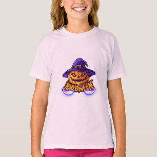Meisjes Halloween Jack O'Lantern T-shirt