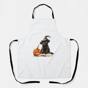 Meisjes Halloween Schattigee Cat Pumpkin Heks Kost Schort