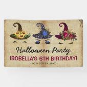 Meisjes Halloween Witches Spandoek (Horizontaal)