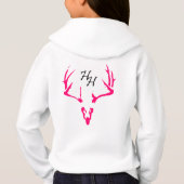 Meisjes' Hanes ComfortBlend® hoodie (Achterkant)